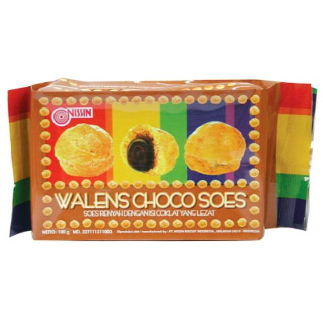 NISSIN WALLENS CHOCO SOES 100G