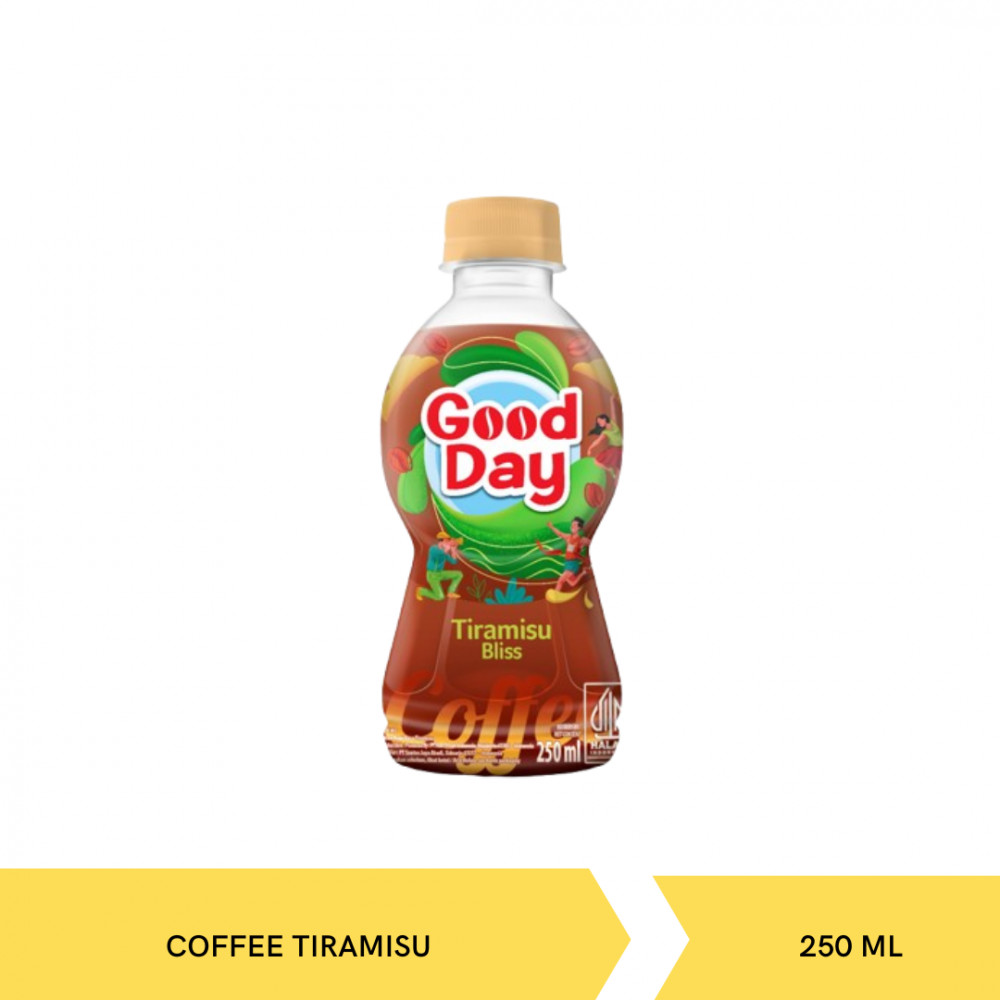 GOOD DAY COFFEE DRINK TIRAMISU 250ML X 24