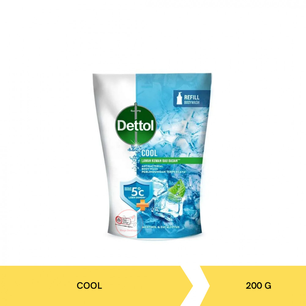 DETTOL BW COOL POUCH 200G X 24