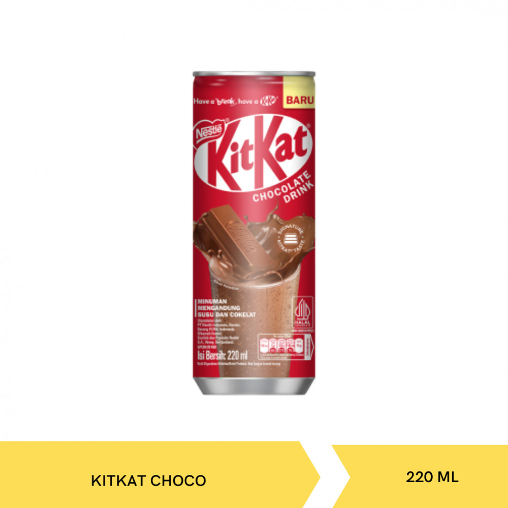 NESTLE KITKAT DRINK CHOCO TIN 220MLX 24