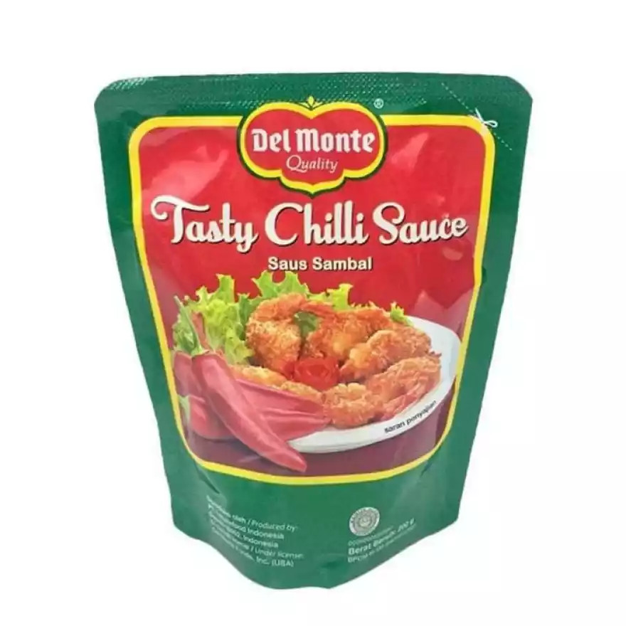 DELMONTE TASTY CHILLI SAUCE 200G POUCH - DNR