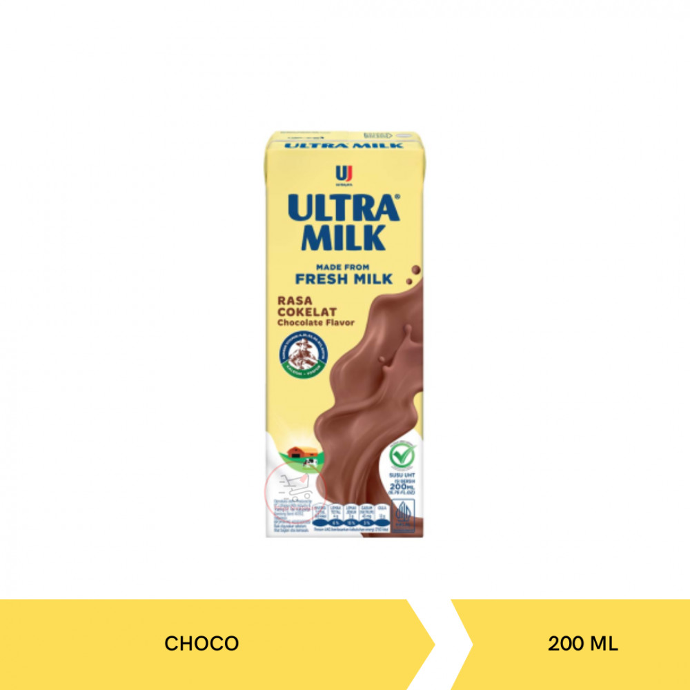 UJ ULTRA MILK COKLAT 200ML