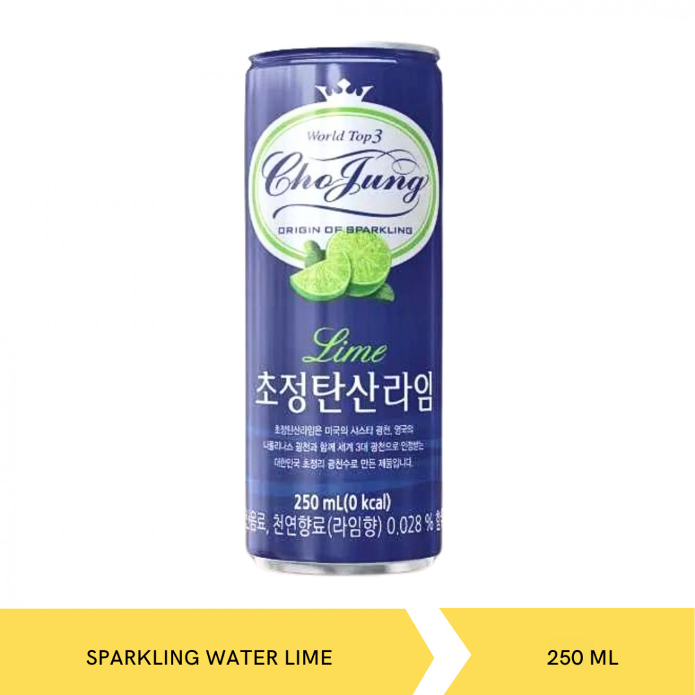 ILHWA CHO JUNG SPARKLING WATER LIME 250MLX30