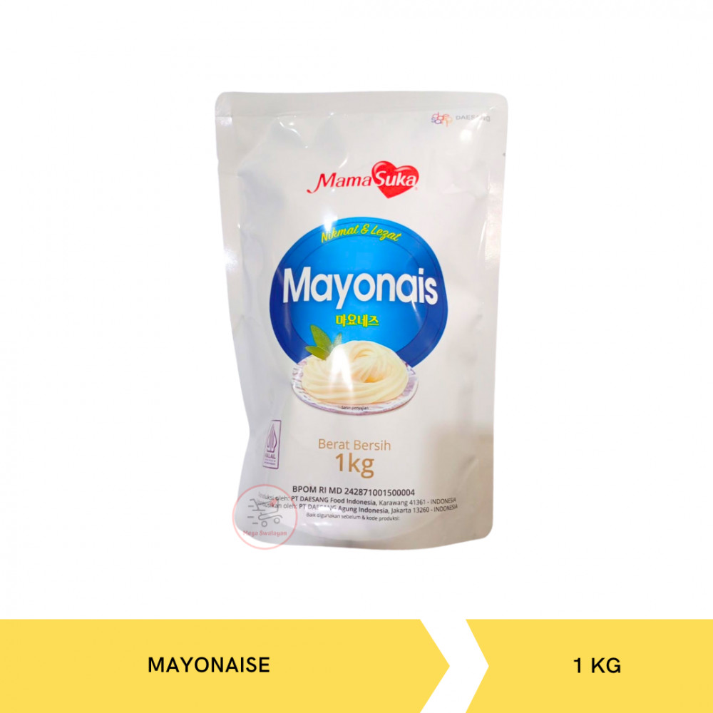 MAMASUKA MAYONAISE POUCH 1KG X 8