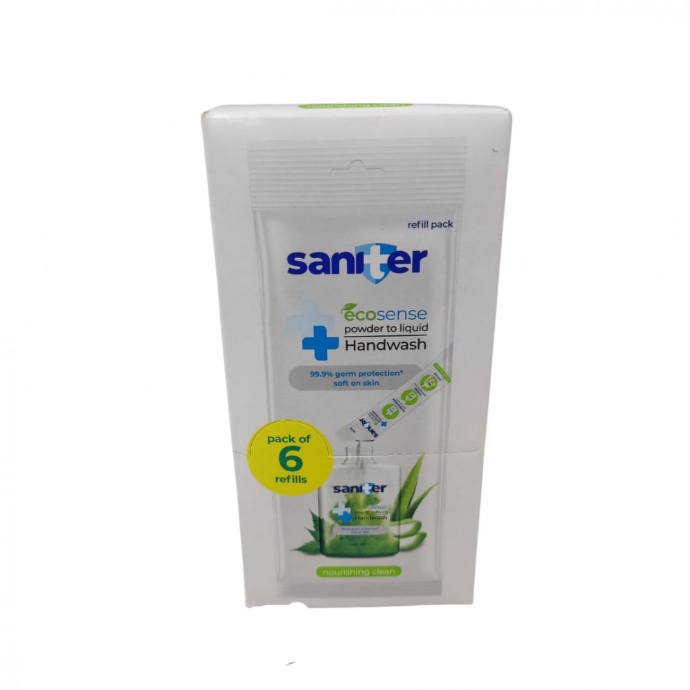 SANITER ECOSENSE HANDWASH REFILL NOURISHING CLEAN X12