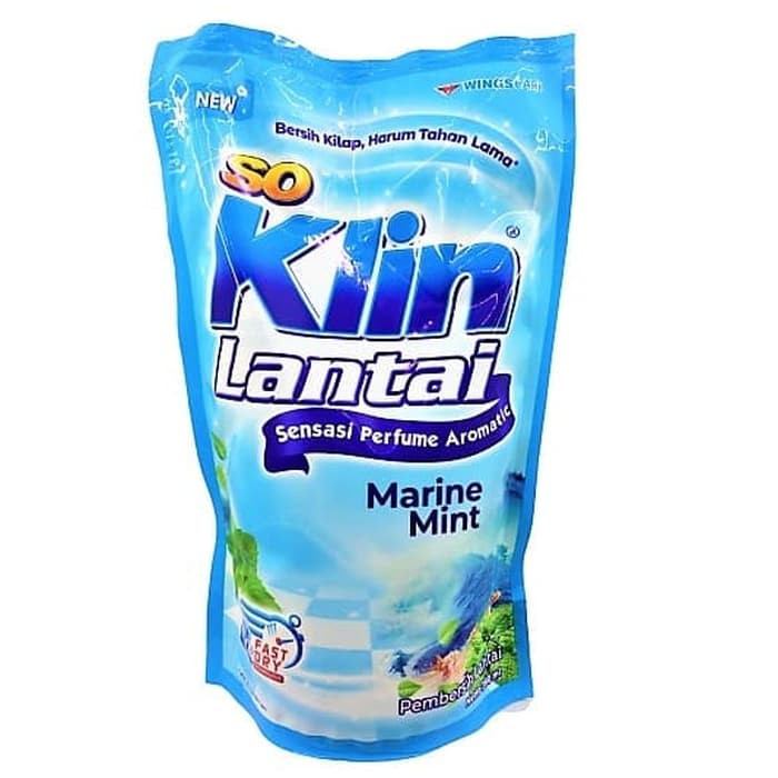 SOKLIN FLOOR 780ML MARINE POUCH X 12
