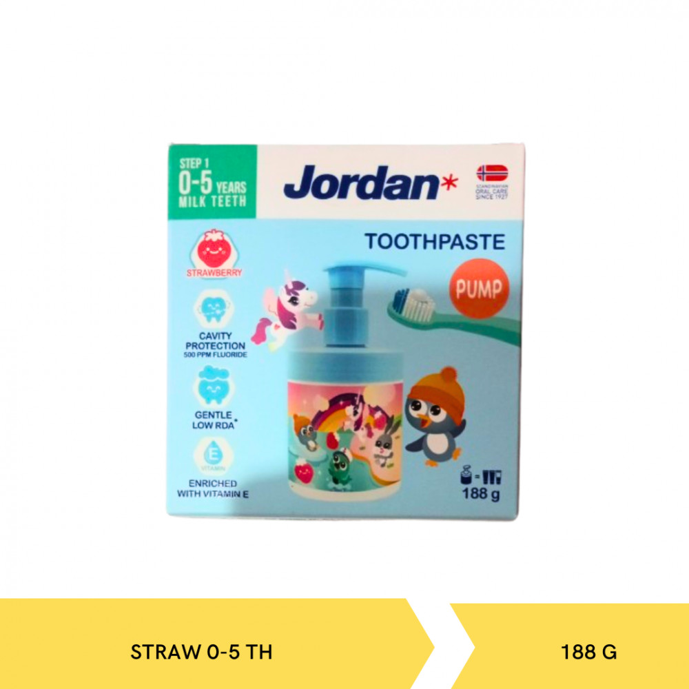 JORDAN T.PASTE STRAW 0-5TH PUMP 188G