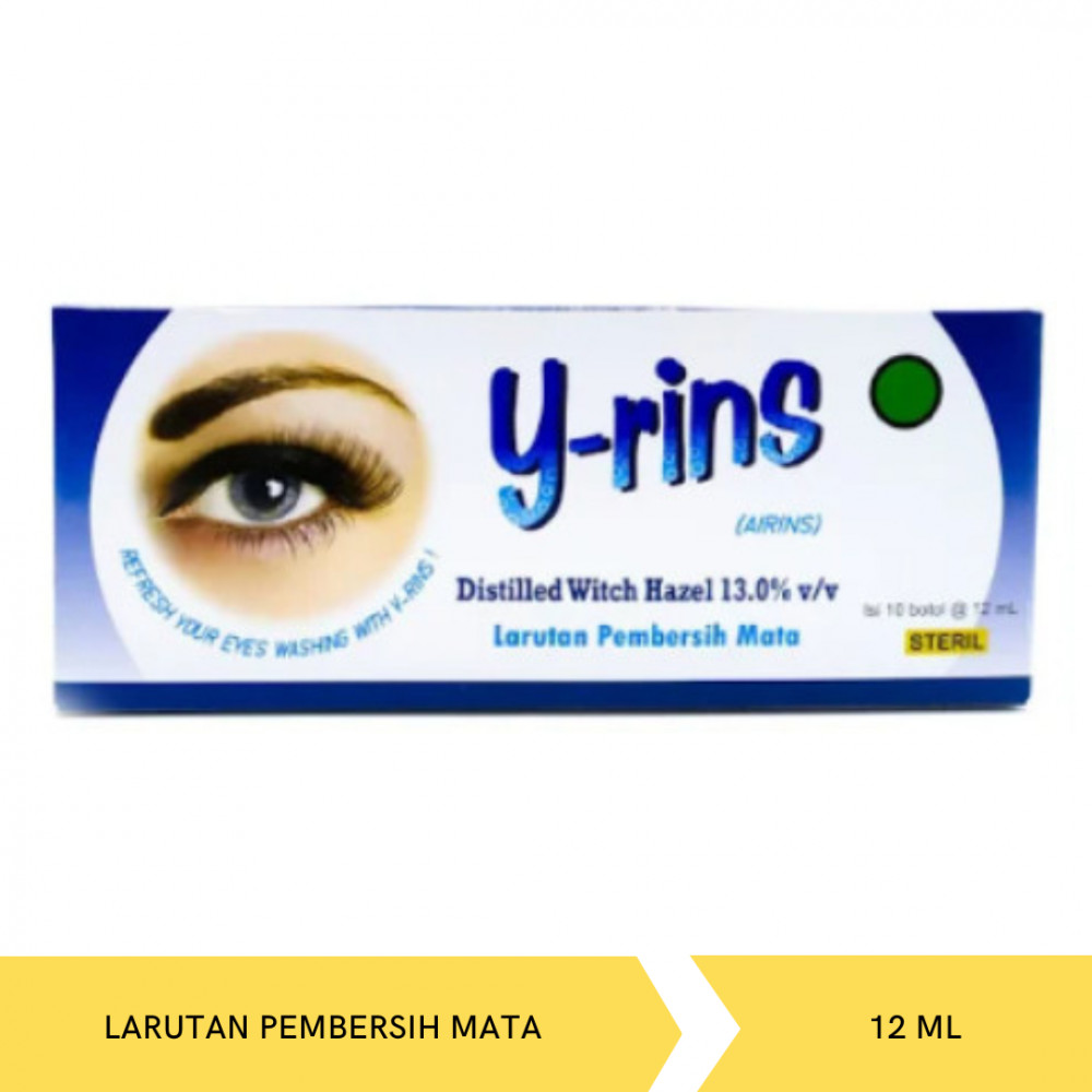 Y-RINS LARUTAN PEMBERSIH MATA 12MLX10