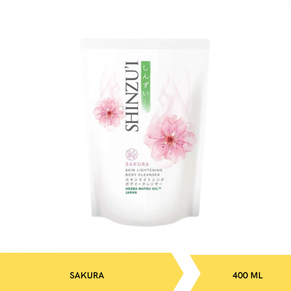 SHINZUI B CLEANSER SAKURA POUCH 380ML X 24