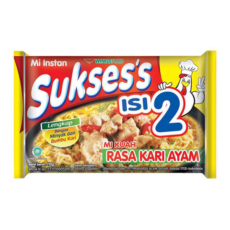 SUKSESS ISI 2 RASA KARI AYAM 116G