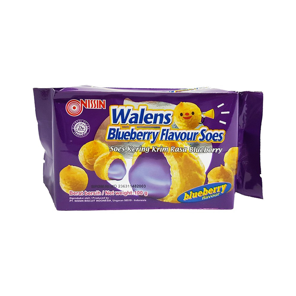 NISSIN WALLENS BLUEBERRY SOES 100