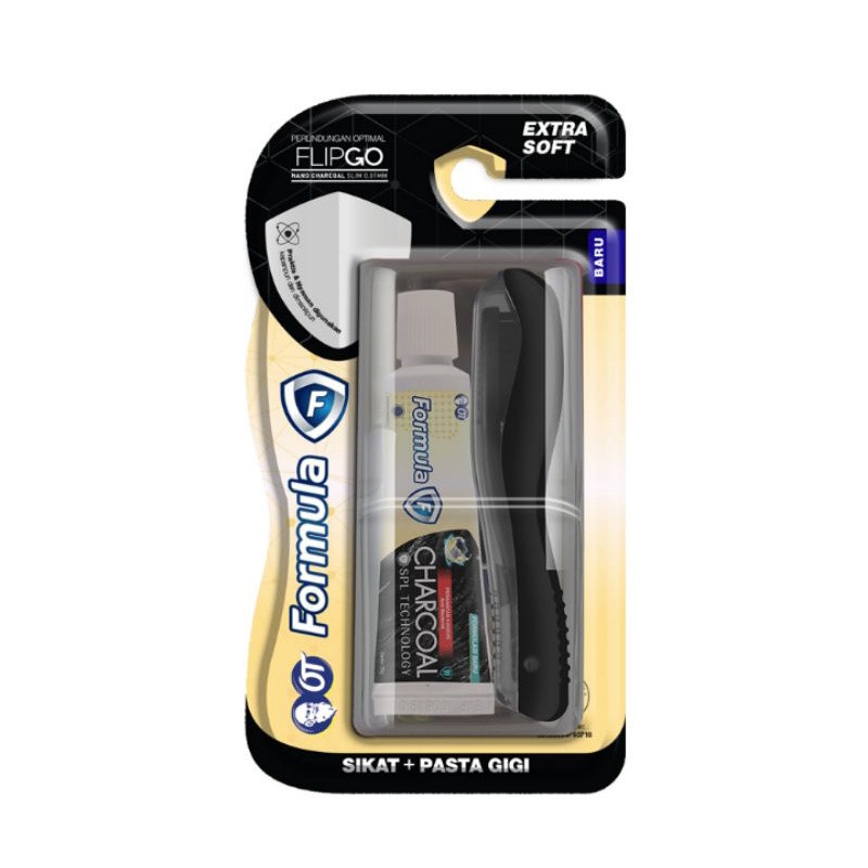 FORMULA T.BRUSH FLIPGO CHARCO XTRA SOFT