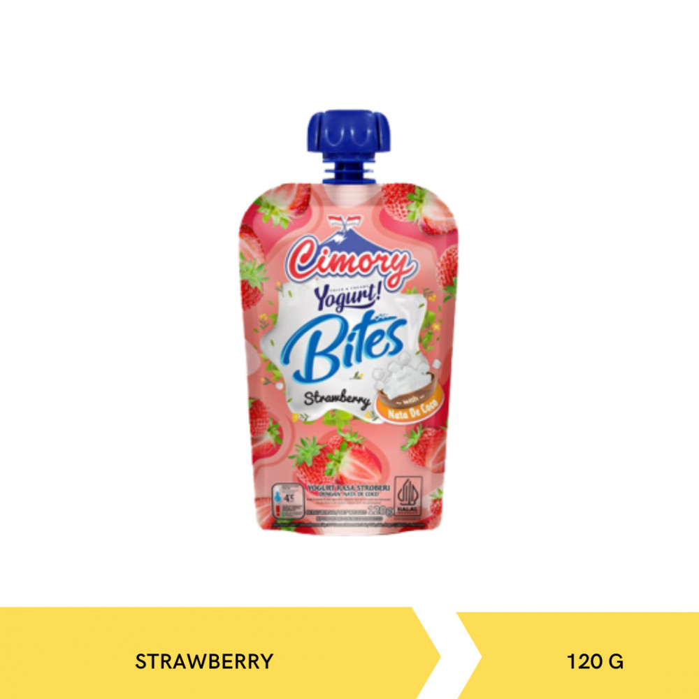 CIMORY BITES STRAW 120G