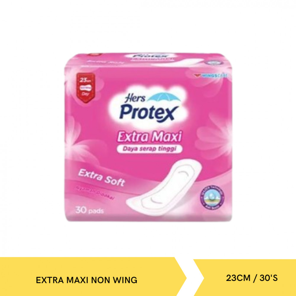 HERS PROTEX XTRA MAXI NON WING 23CM/30`S