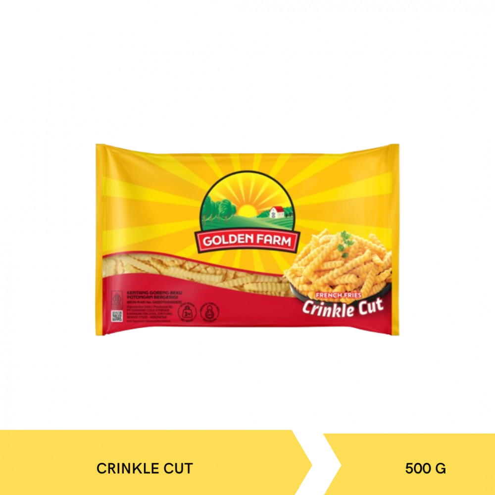 GOLDEN FARM CRINKLE CUT 500G