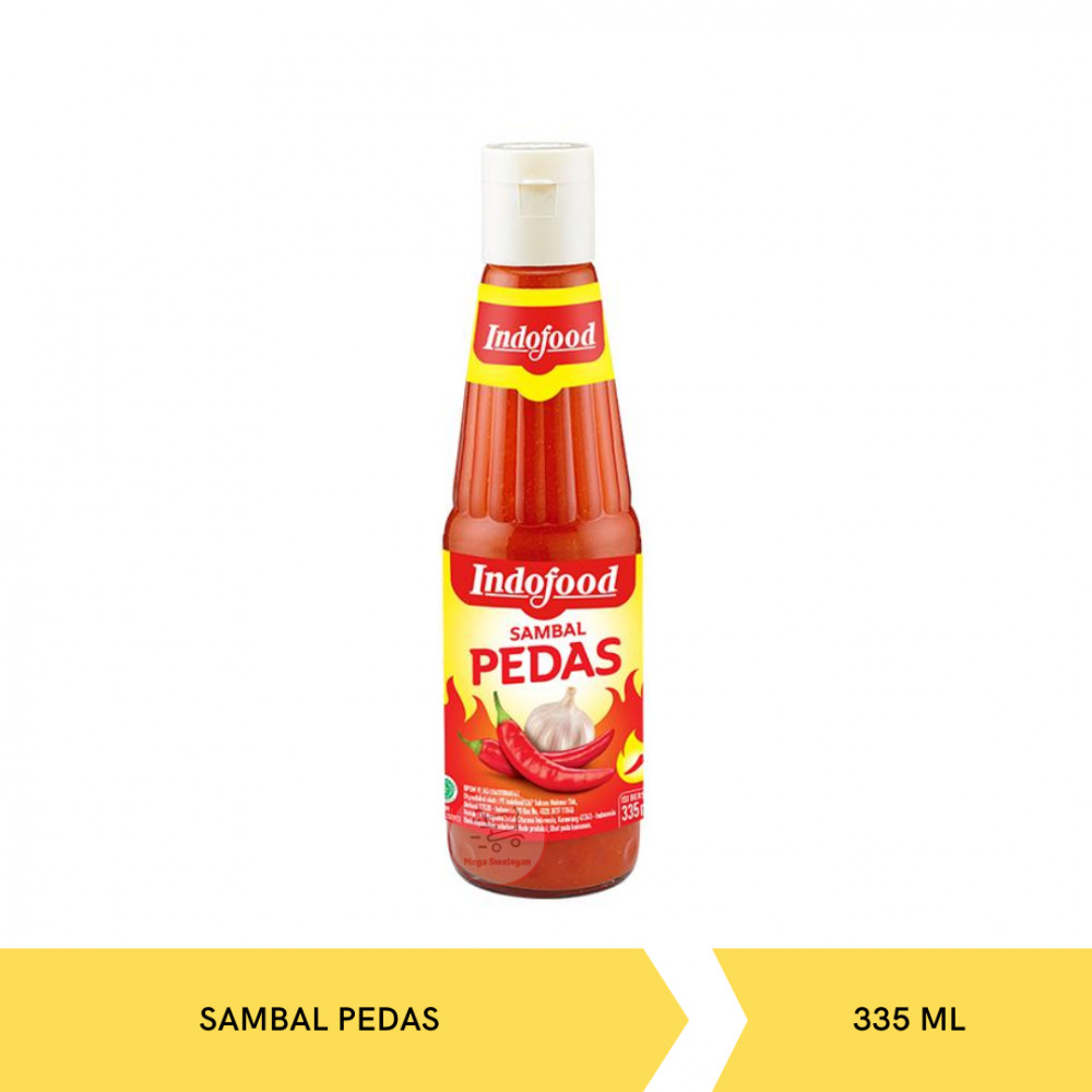 INDOFOOD SAMBAL PEDAS 335ML X 24