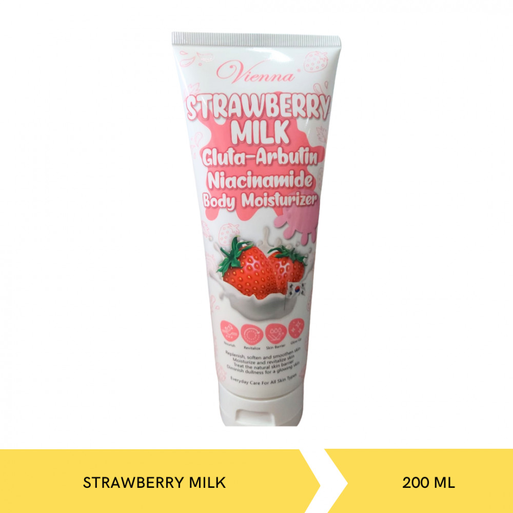 VIENNA BODY MOIST STRAW MILK 200ML-DNR