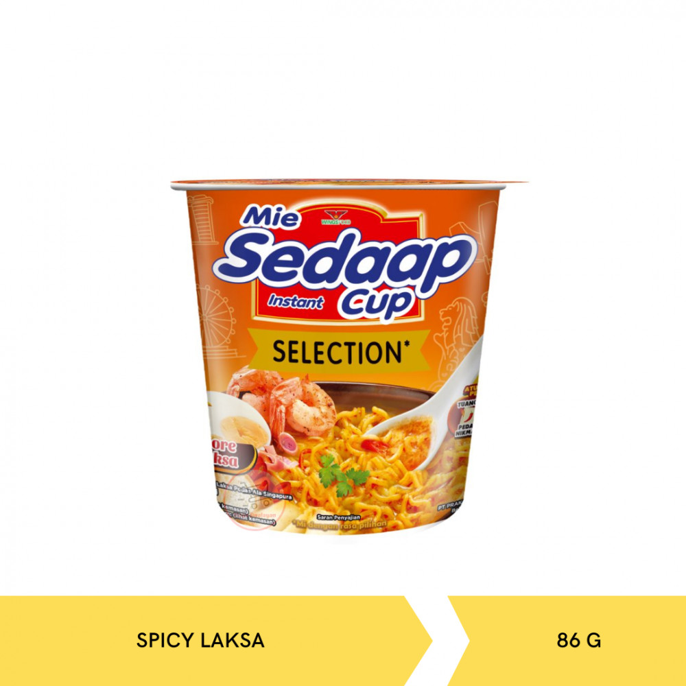 MIE SEDAAP CUP SPICY LAKSA 86G