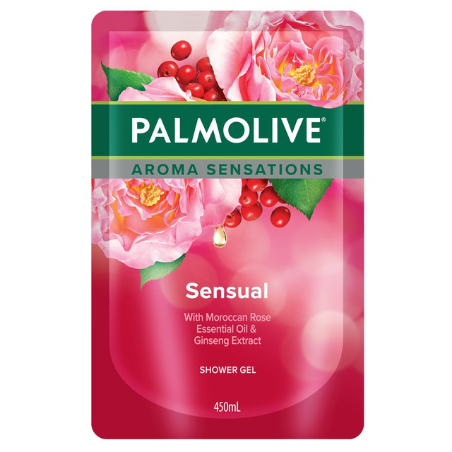 PALMOLIVE SHOWER GEL SENSUAL POUCH 450ML-DNR