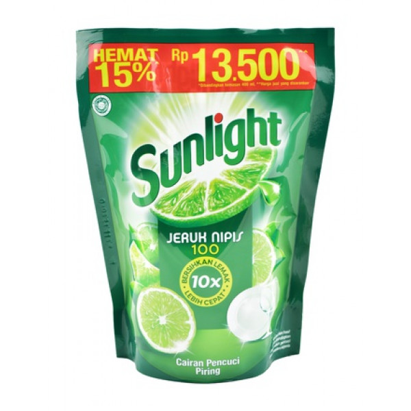 SUNLIGHT JERUK NIPIS POUCH 560ML X 12- N/A