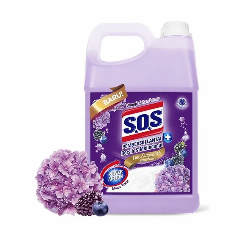 SOS FLOOR MAGIC LAVENDER 3.5L X 4