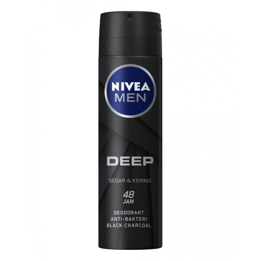 NIVEA MEN DEO DEEP BLACK CHARCOAL SPRAY 150ML