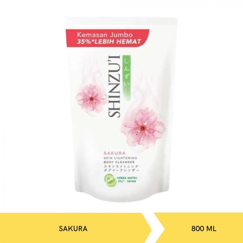 SHINZUI B CLEANSER SAKURA POUCH 725MLX12