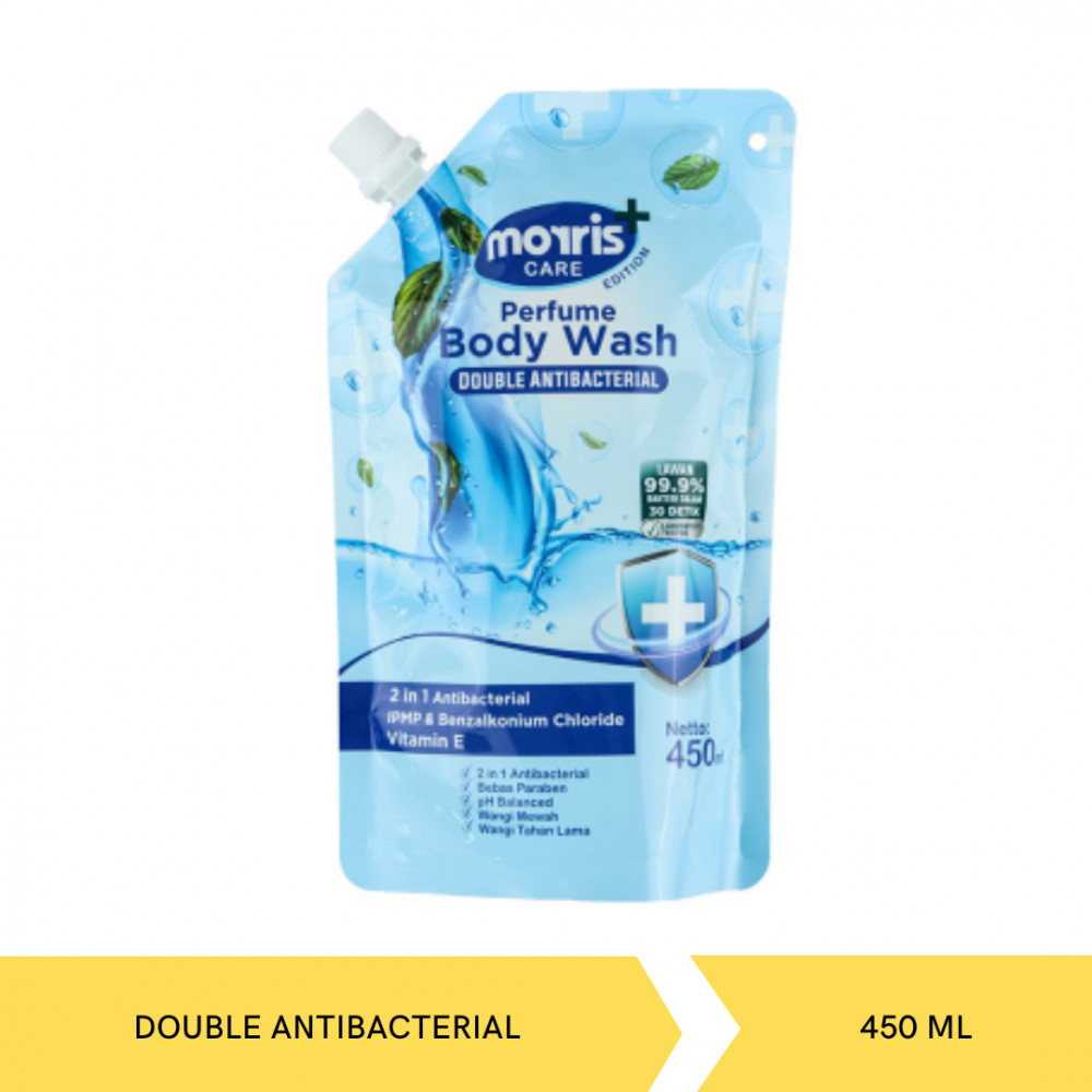 MORRIS BW DOUBLE ANTIBACTERIAL 450ML-DNR