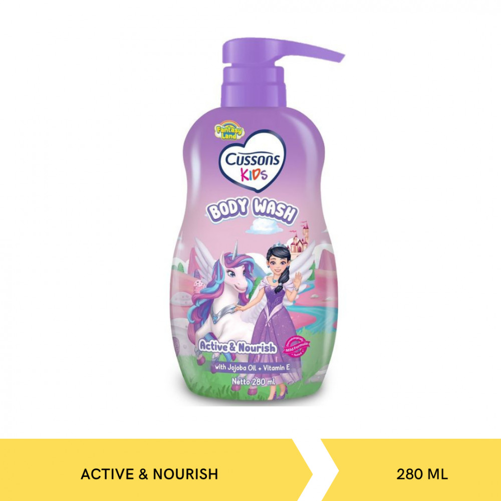 CUSSONS KID BW ACTIVE&amp;NOURISH PUMP 280ML