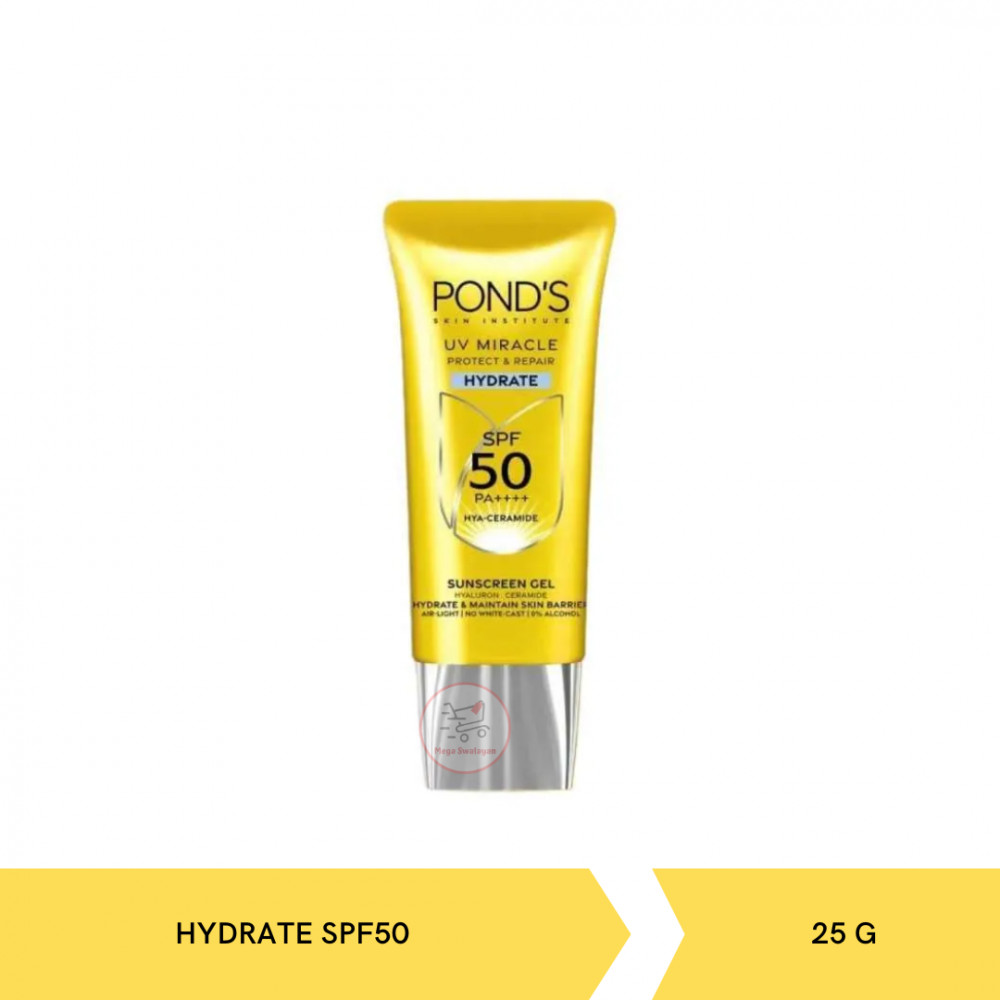 PONDS UV MIRACLE HYDRATE SPF50 SUN GEL 25G