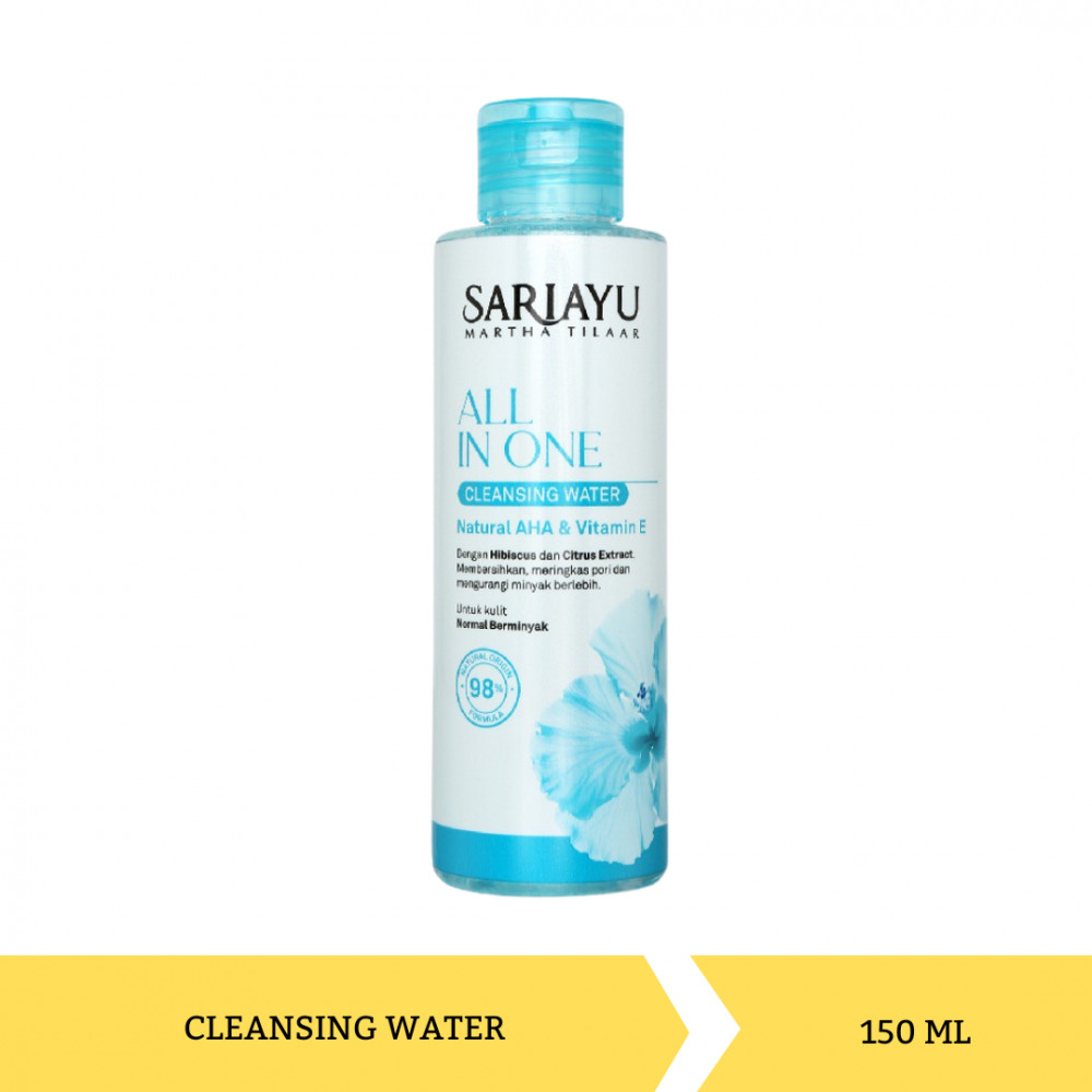 SARIAYU CLEANS WATER NORMAL OILY ALL IN ONE 150ML