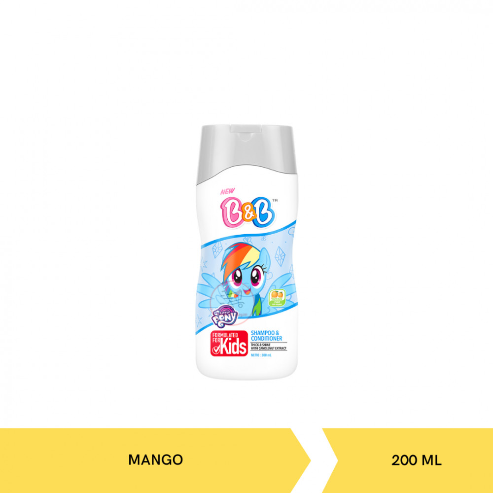 B&amp;B KIDS SHP&amp;COND MANGO 200ML