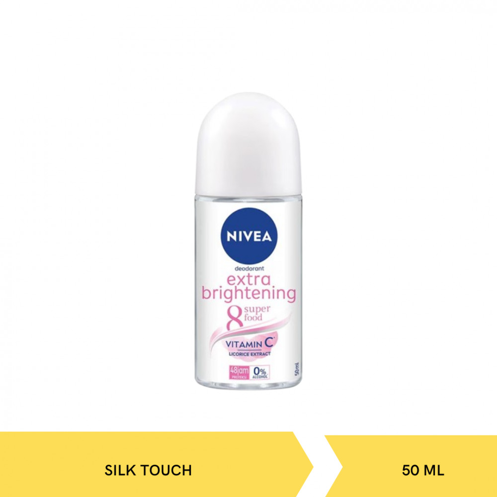 NIVEA DEO BRIGHT SILK TOUCH 50ML