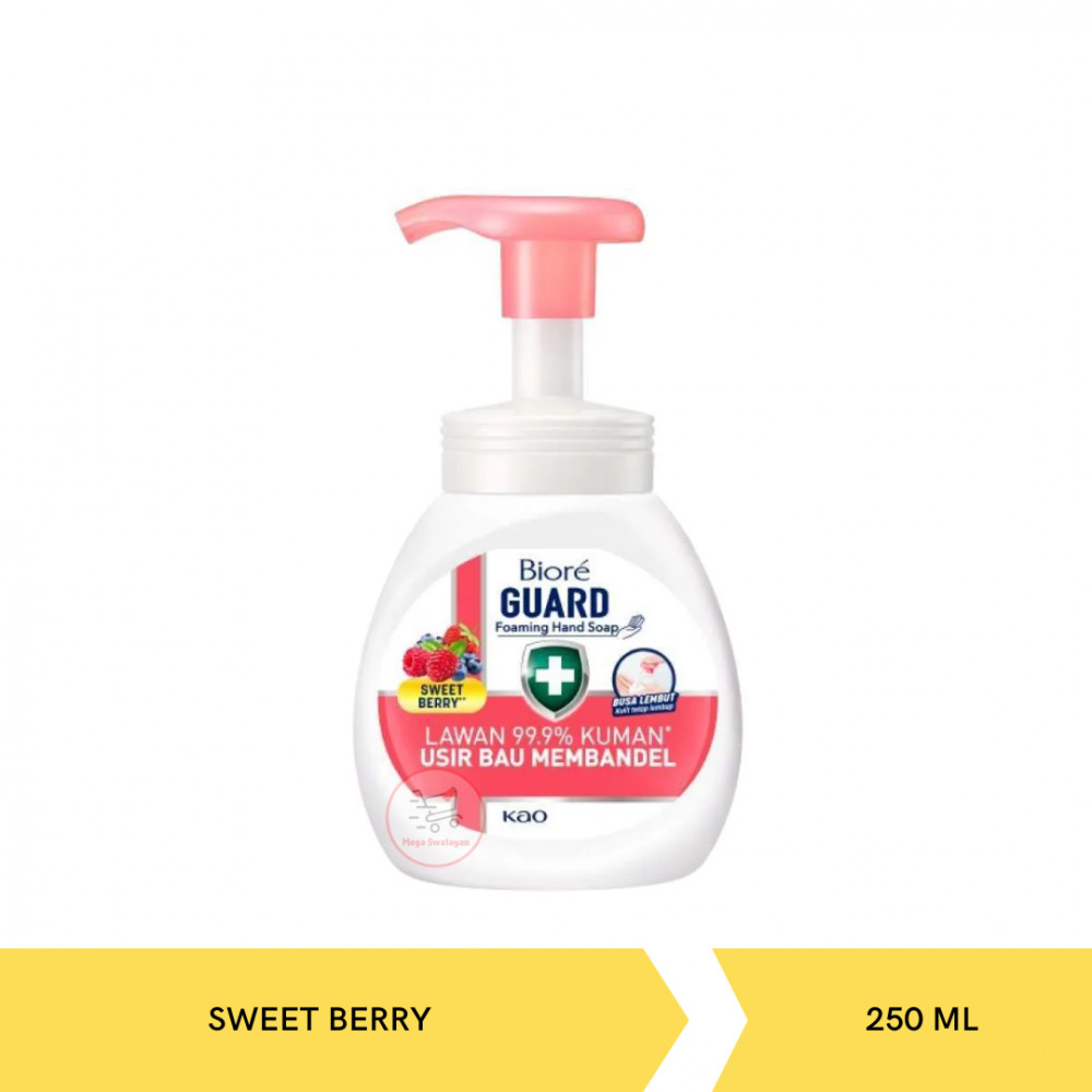 BIORE HANDSOAP SWEET BERRY PUMP 250ML X 12