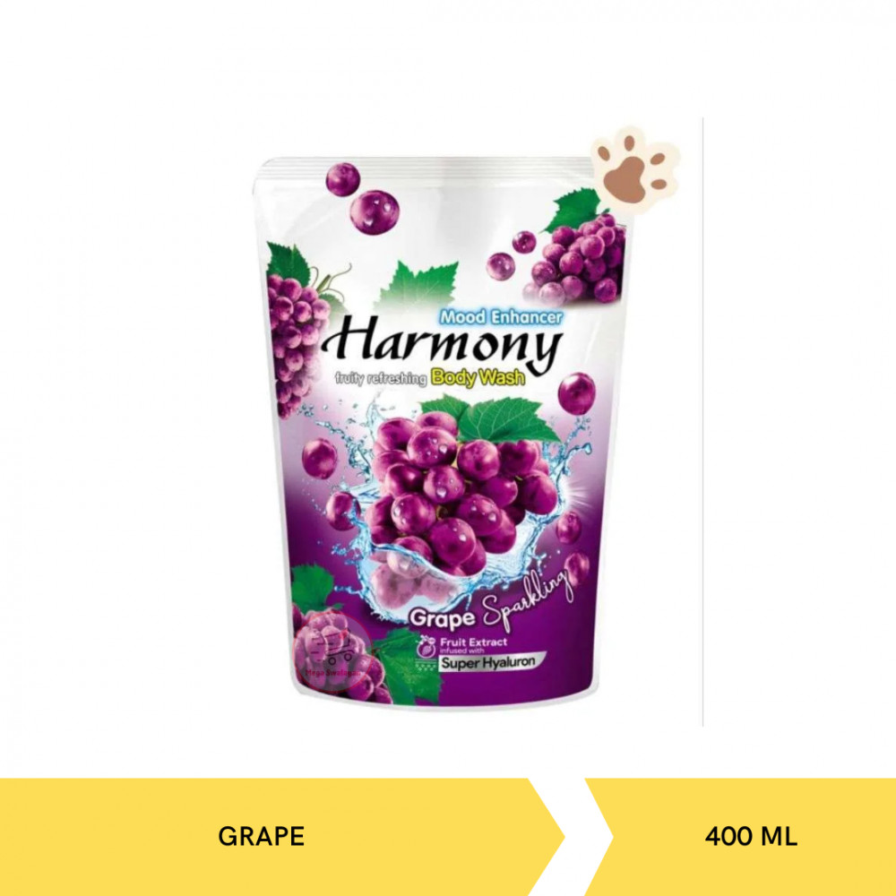 HARMONY BW GRAPE SPARKLING POUCH 400ML