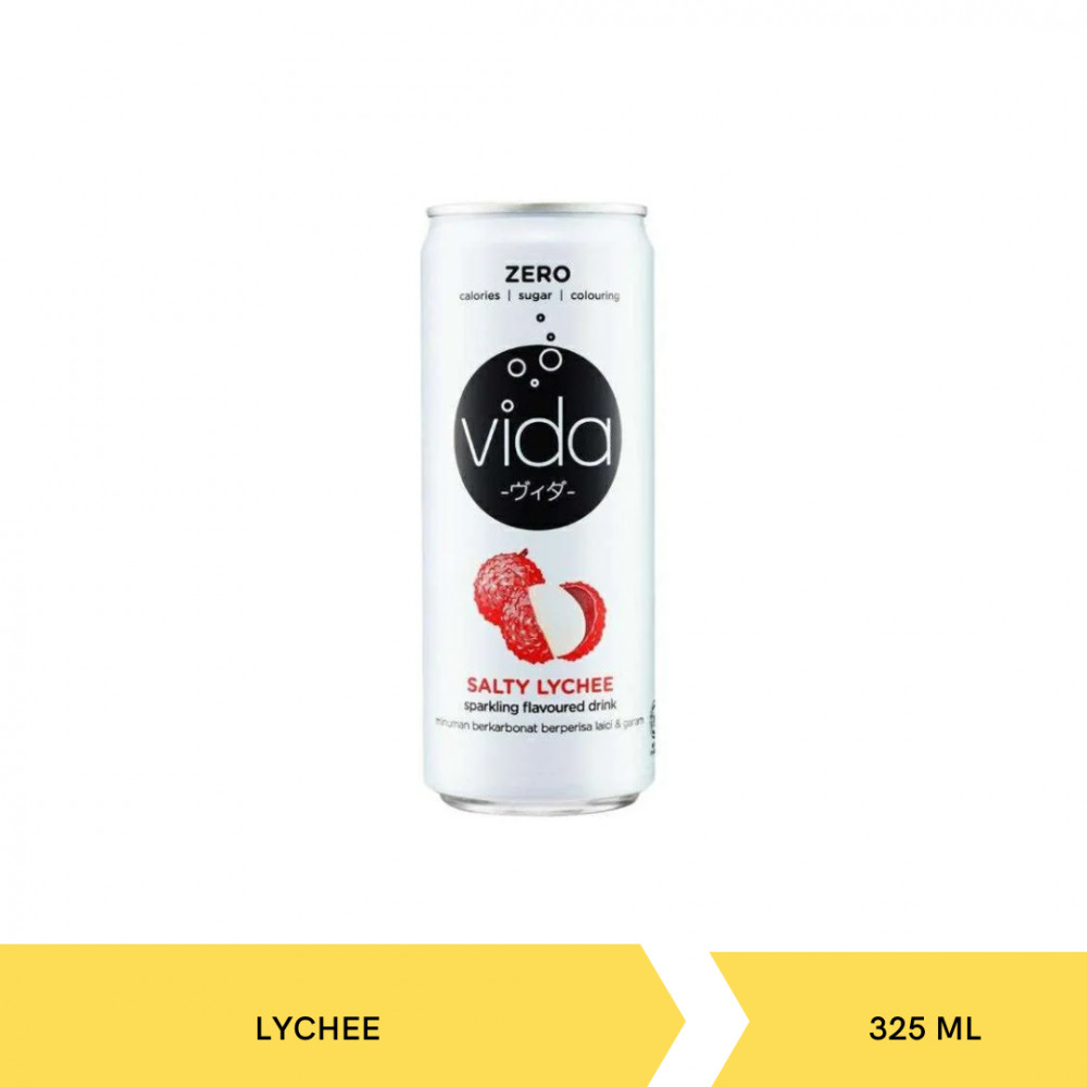 VIDA DRINK ZERO LYCHEE TIN 325ML X 24