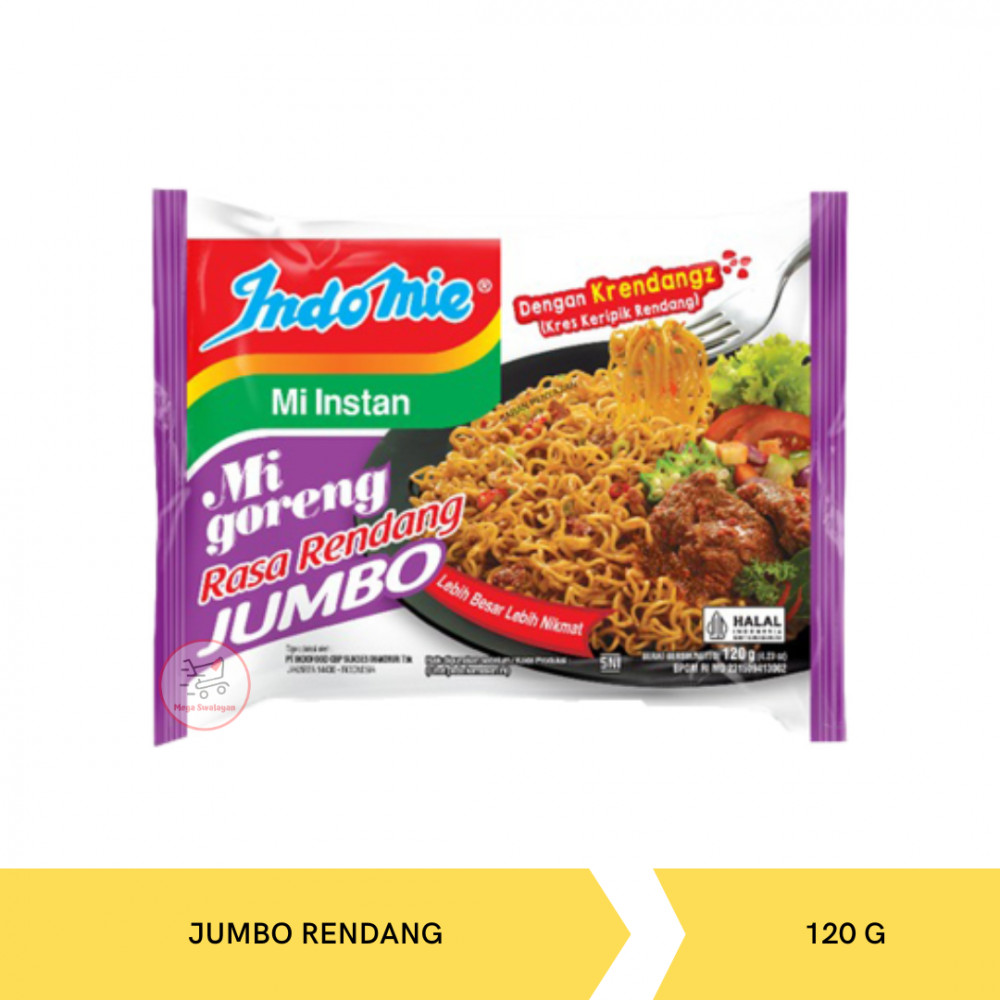 INDOMIE RENDANG JUMBO 120G