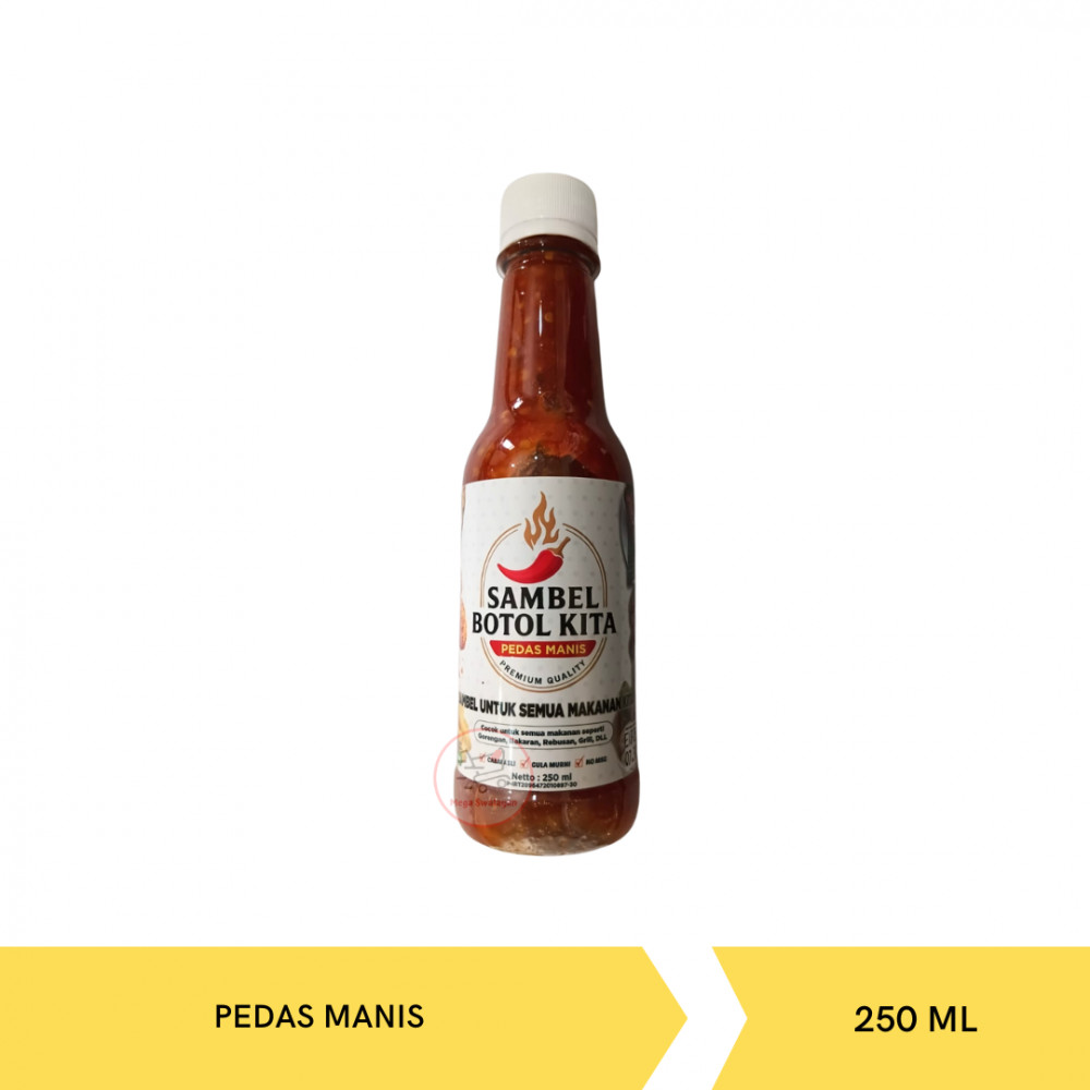 SAMBEL BOTOL KITA SAUS PEDAS MANIS 250MLX12