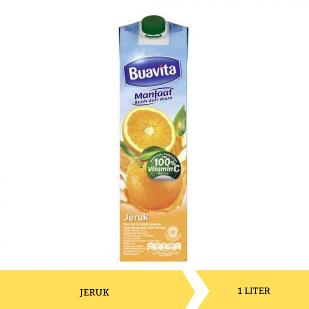 BUAVITA ORANGE 1L X 12