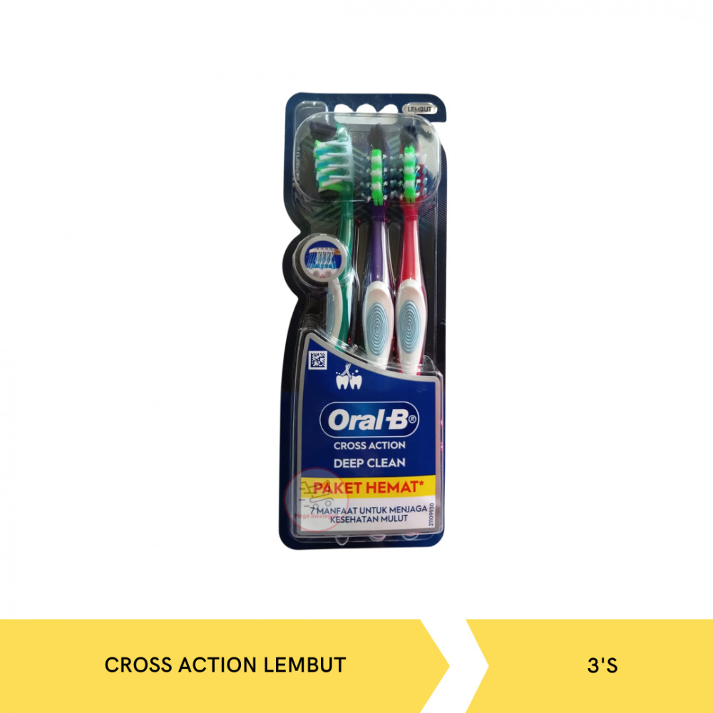 ORAL B T.BRUSH CROSS ACT 7 BENEFITS 3`S LEMBUT