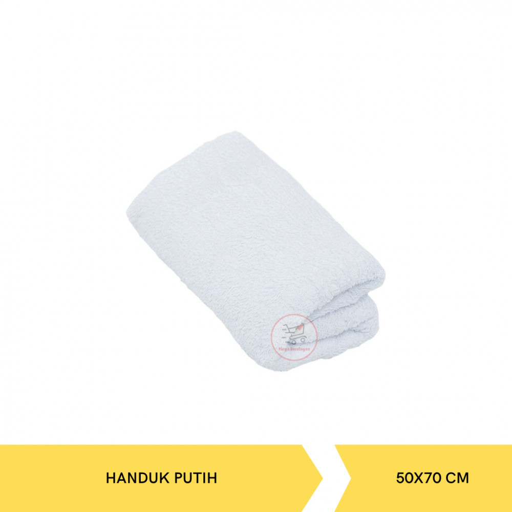 KESET HANDUK PUTIH RED PEONY 50X70CM