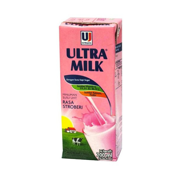 UJ ULTRA MILK STROBERI 200 ML