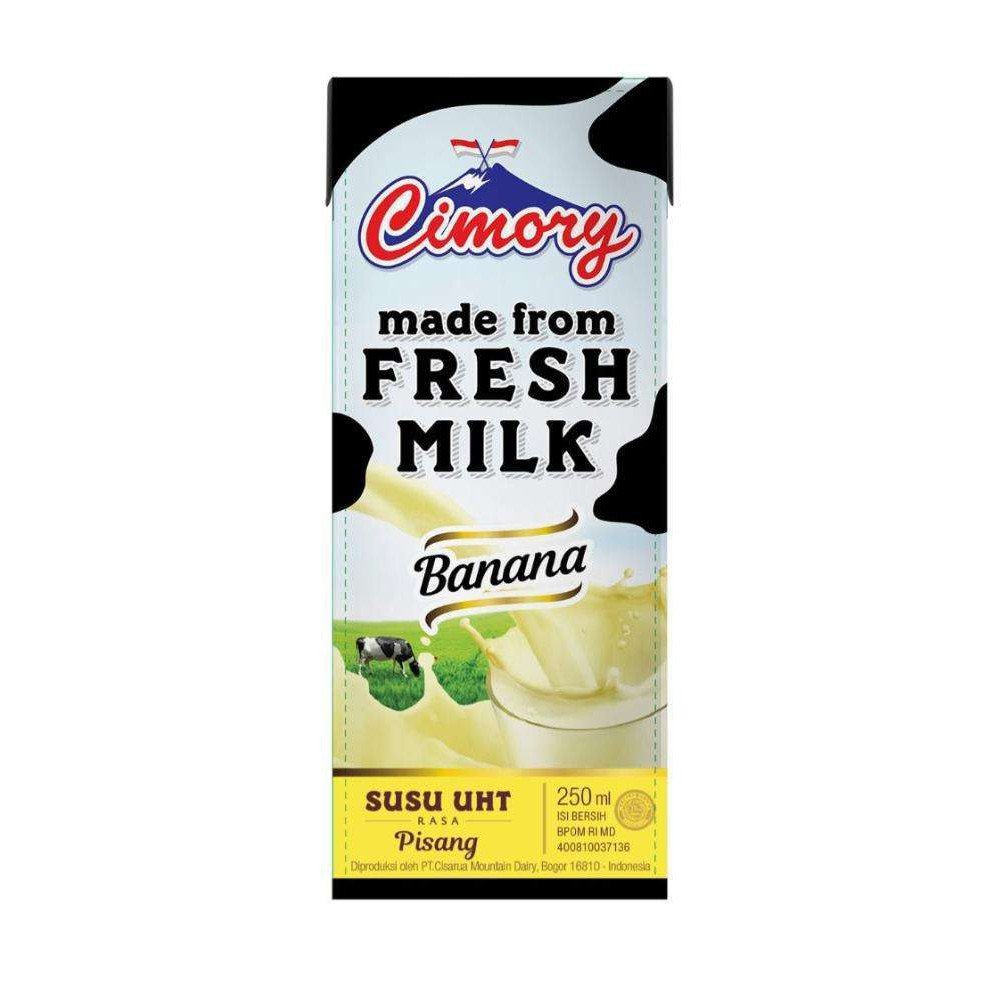 CIMORY UHT MILK BANANA 250MLX24