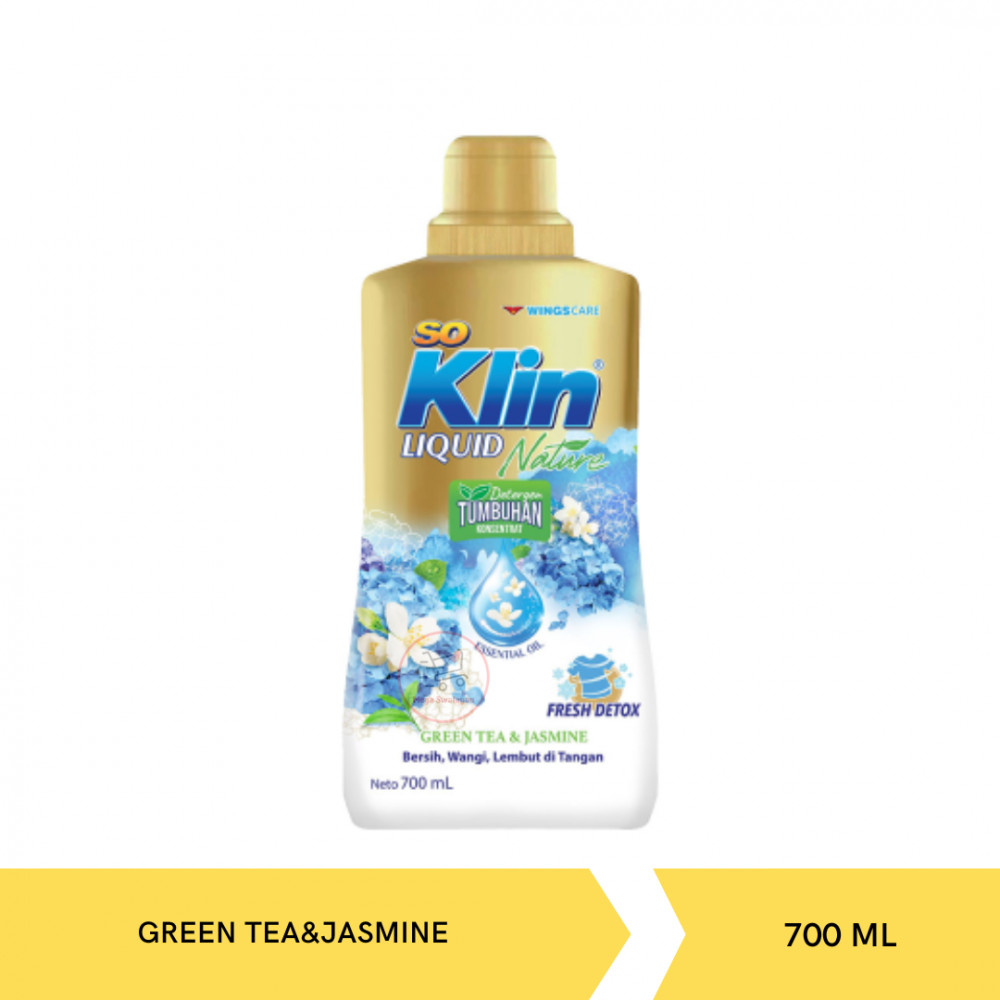SOKLIN LIQ DET GREENTEA&amp;JSMIN BTL 700MLX6