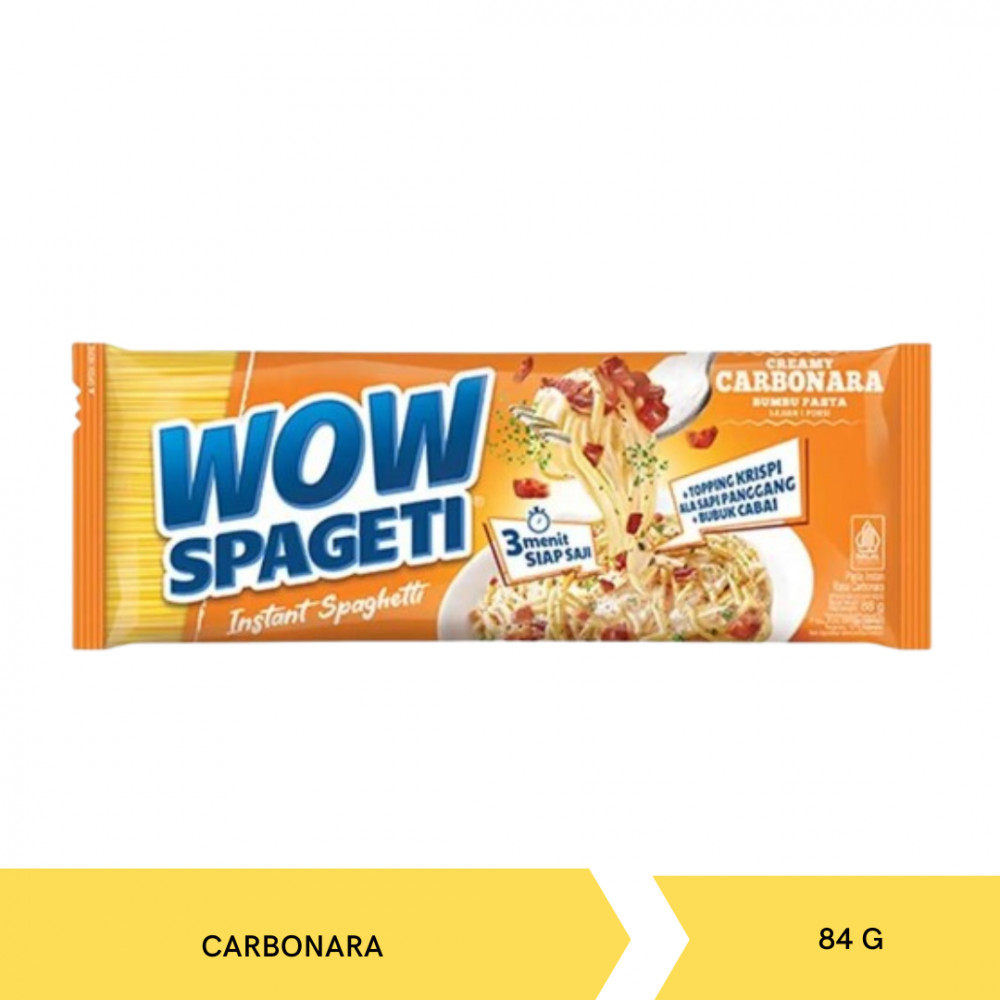 WOW SPAGHETTI CARBONARA 80G X 40