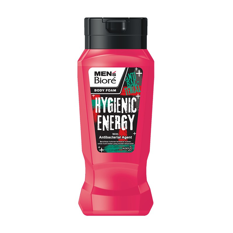 BIORE FOAM MEN HYGIENIC ENERGY BTL 100ML X 48