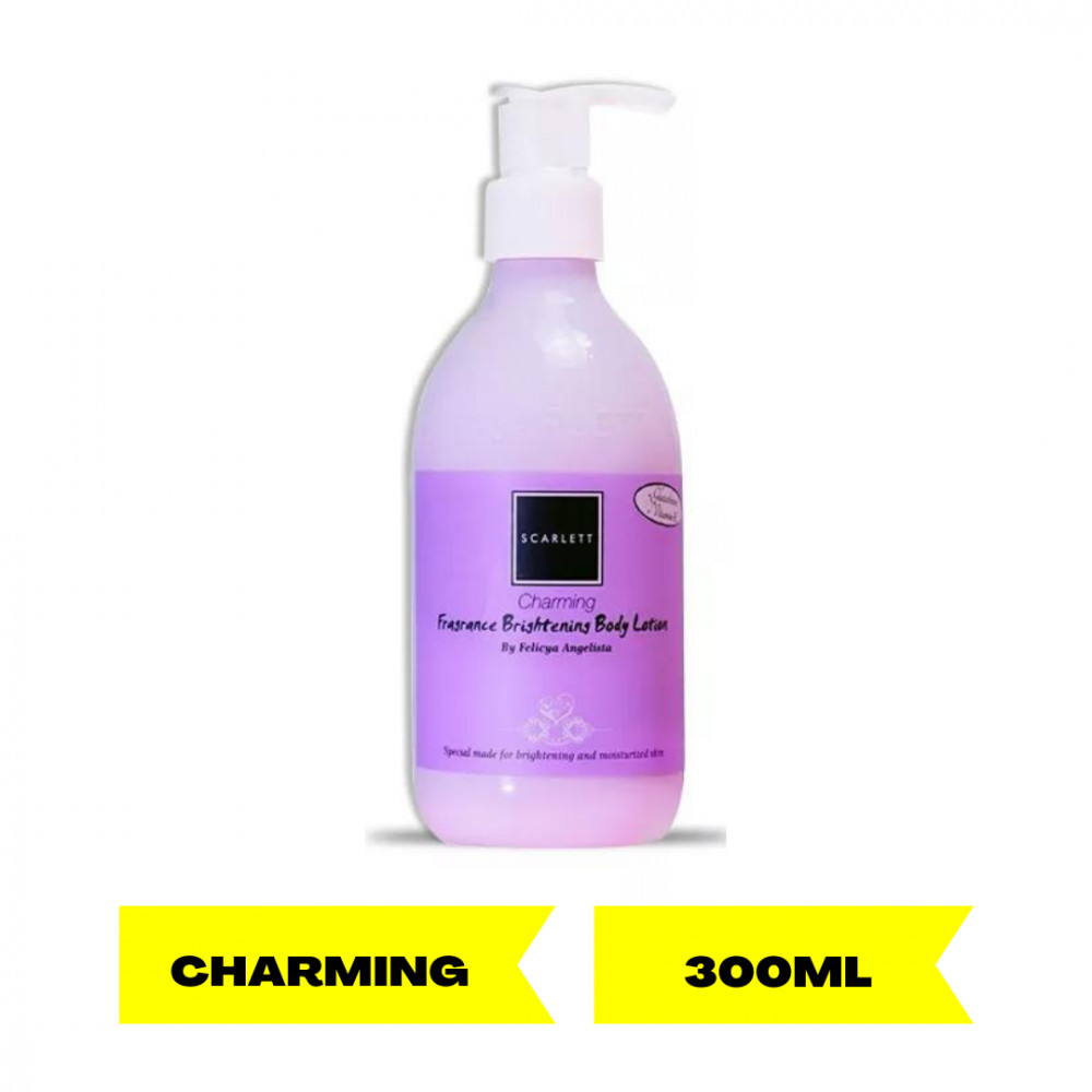 SCARLETT BODY LOTION CHARMING PUMP 300 ML