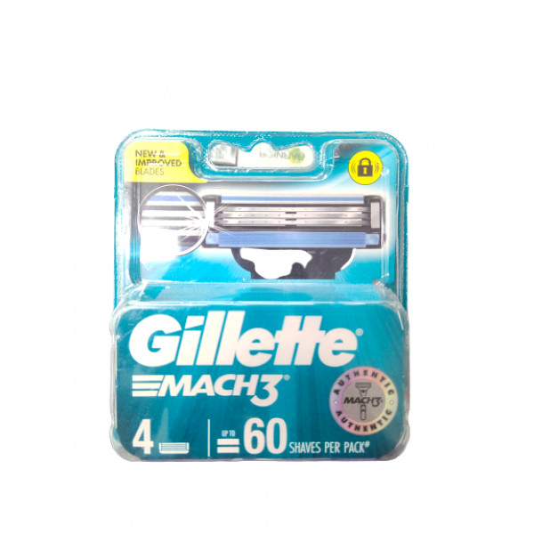 GILLETTE MACH 3 CART 4`S-N/A