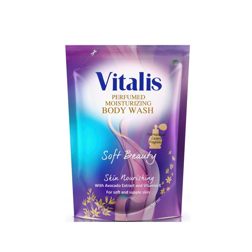 VITALIS BODYWASH 250ML SOFT BEAUTY BTL