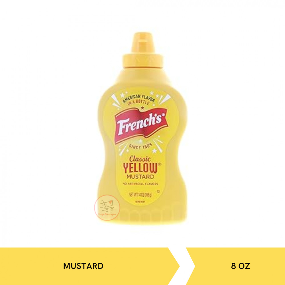 FRENCH CLASSIC MUSTARD SQUEEZE 8OZ X 20